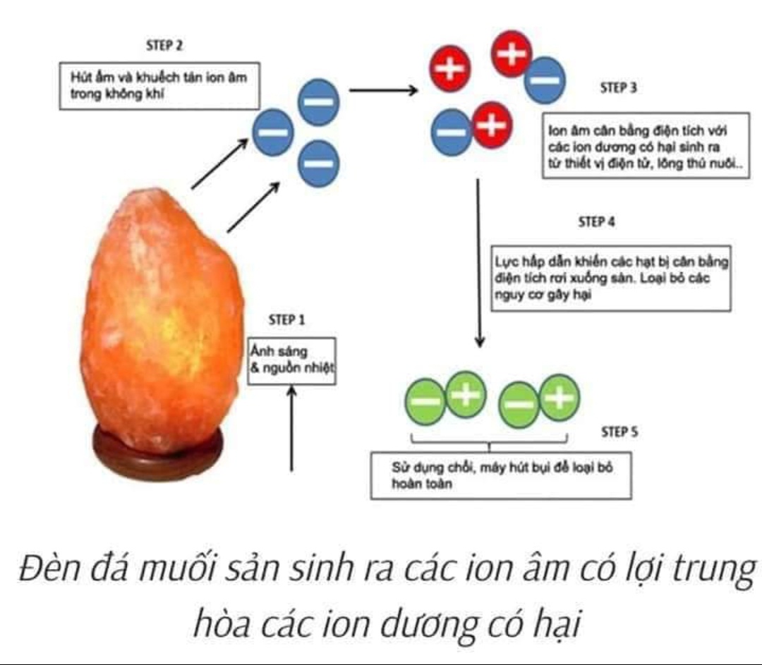 ĐÈN ĐÁ MUỐI QUẢ CẦU