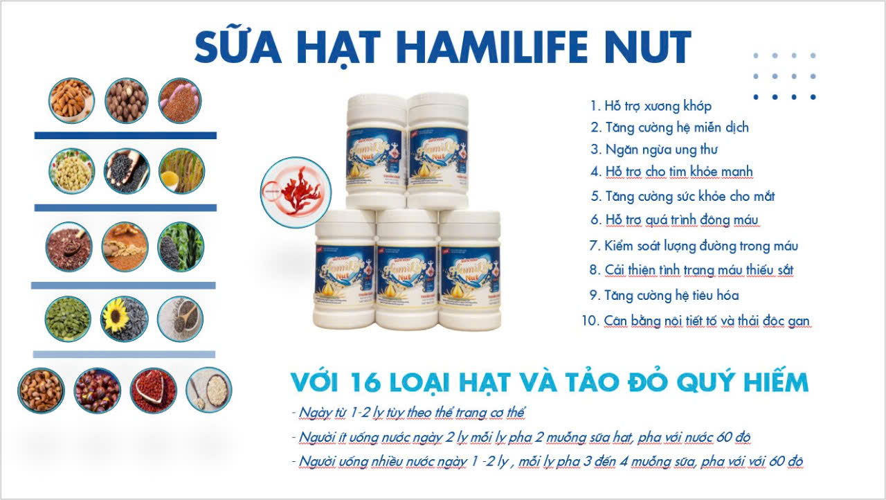 SỮA HẠT HAMILIFE NUT